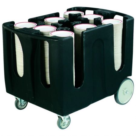 Chariot de Débarrassage 6 colonnes pour plaques ø 203÷248 mm, dimensions 711x1092x806 mm - Virtus - KRCPP6