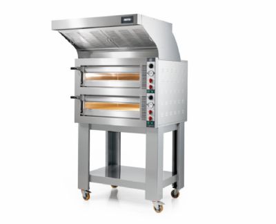 Hotte avec extracteur pour four tiepolo 1399x1110x410mm