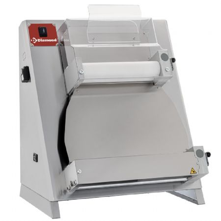 Laminoir pour boulangerie Ø 420 mm, 2 rouleaux Linear en inox, 580x470x710 mm - Diamond Promo - L42/XR
