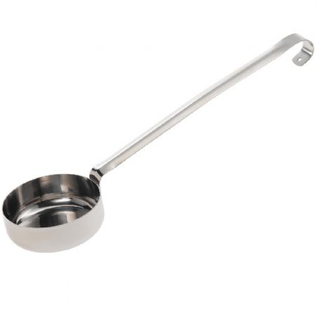 Louche en acier inox, fond plat 170 gr