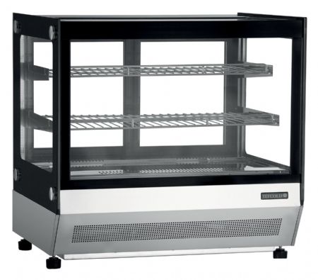 Vitrine comptoir de présentation réfrigéré positive - Tefcold - LCT750F/BLACK