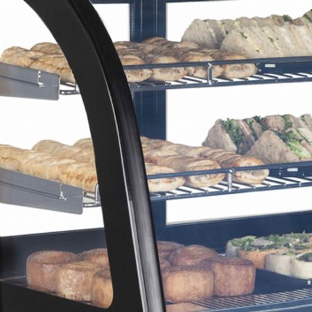 Vitrine comptoir de présentation réfrigéré positive - Tefcold - LCT900C/BLACK