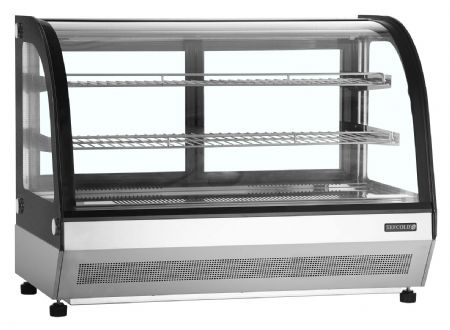 Vitrine comptoir de présentation réfrigéré positive - Tefcold - LCT900C/BLACK