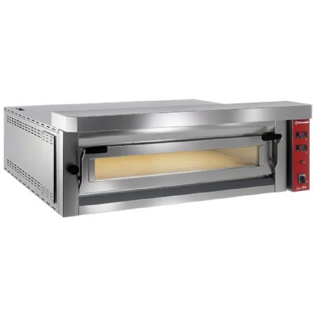 Four à pizza professionnel électrique 1050x1050xh150 mm (13,7 kW), 9 pizzas de Ø 350 mm - Diamond - LFD-09L