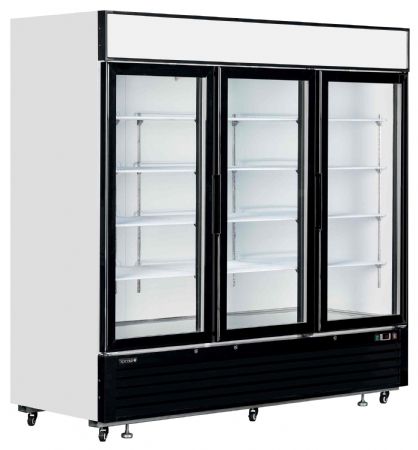 Réfrigérateur vitré 3 portes vitrées positive - Tefcold - LGC7500