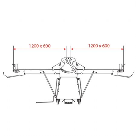 Laminoir à bande sur socle, 600x1200 mm - Vitesse variable - Diamond Promo - LM/60-120VV