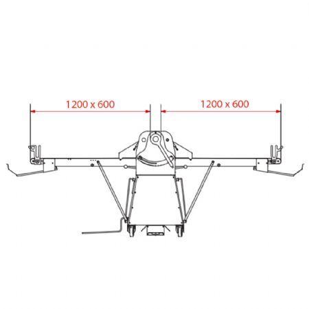 Laminoir  bande sur socle  600x1200 mm - Vitesse variable