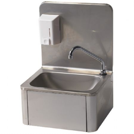 Lave-Mains mural avec distributeur de savon 500 ml et temporisateur 15 secondes - Diamond Promo - LM4-LSD