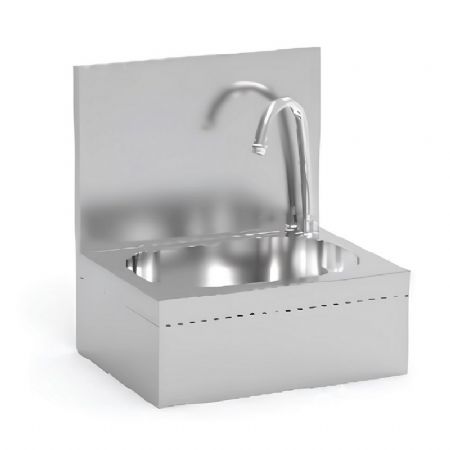 Lave mains mural inox
