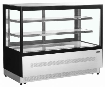 Comptoirs réfrigérés positive 3 étagères en verre dépoli 1505x745x1209 mm - Tefcold - LPD1500F/BLACK