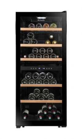 Cave  vins de service double zone 1 porte vitre - 32 bouteilles