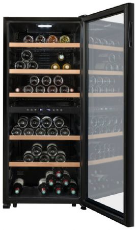 Cave  vins de service double zone 1 porte vitre - 32 bouteilles