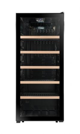 Cave  vins de mise  temprature 1 porte vitre - 121 bouteilles