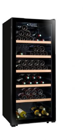 Cave  vins de mise  temprature 1 porte vitre - 121 bouteilles