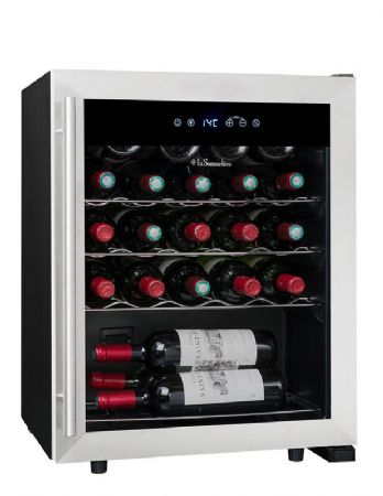 Cave  vins de mise  temprature 1 porte vitre - 23 bouteilles