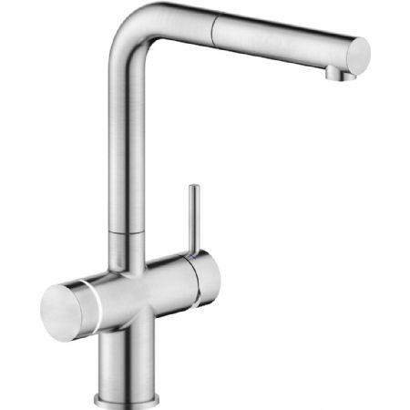 Robinetterie professionnelle plonge cuisine eau gazeuse et douchette extractible - Cosmetal - LTAPACHWG