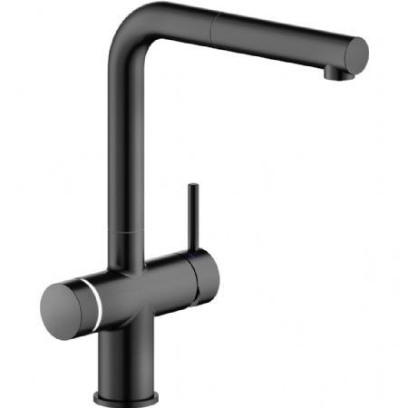 Robinetterie professionnelle pour plonge cuisine à 5 voies eau gazeuse et tempérée - Cosmetal - LTAPACWG