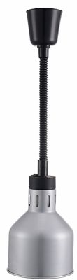 Lampe chauffante en acier type E27 avec interrupteur ON/OFF