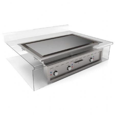 Plaque à Snacker Triphasé 12 kW 3 zones de cuisson surface lisse et rainurée - Mirror - M1000E-DI Plaque à Snacker Triphasé 12 kW 3 zones de cuisson surface lisse et rainurée - Mirror - M1000E-DI