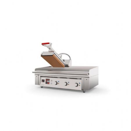 Clam grill steak avec presse simple surface plaque 900x500 mm chrome dur - Mirror - M1000EC1 Clam grill steak avec presse simple surface plaque 900x500 mm chrome dur - Mirror - M1000EC1