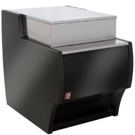 Élément caisse professionnel noir 1000x1000x660/990 mm - Diamond - MAT-1000/B5