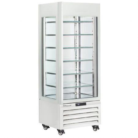 Armoire réfrigérée négative Vitrine FULL vitrée 440 L 6 niveaux en verre statique blanche 700x650x1900 mm - Diamond Promo - MAX/507-SW Armoire réfrigérée négative Vitrine FULL vitrée 440 L 6 niveaux en verre statique blanche 700x650x1900 mm - Diamond Promo - MAX/507-SW