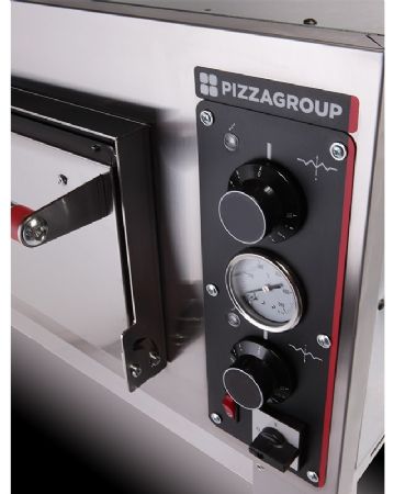 Four à Pizzas professionnel électrique 2 chambres 8 pizzas - Gamme Entry Max - Pizza Group - MAX8F