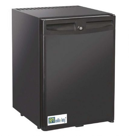 Mini bar professionnel 1 porte pleine noire +5 / +12C - 24L