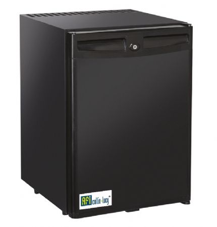 Mini bar professionnel 1 porte pleine noire +5 / +12C - 34L