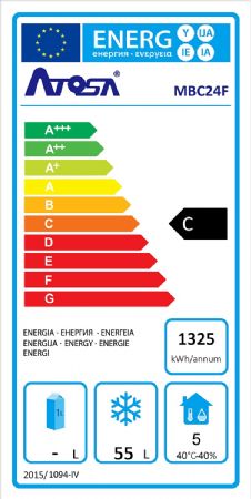 Congélateur à poser négatif 145 L - Atosa - MBC24F