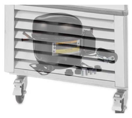 Armoire congélateur professionnelle négative GN2/1 2 portes 1300 L - Atosa - MBF8183GR
