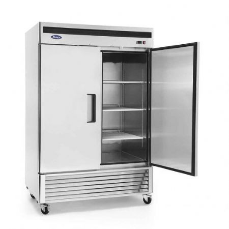 Armoire positive tropicalisée 2 portes poignées encastrées GN2/1 inox 1300 L