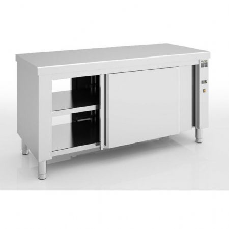 Armoire chauffante traversante sans dosseret 2250x700x850 mm - Eratos - MCAP70-225C