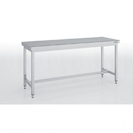 Table de Travail Inox AISI-304 18/10 avec étagère 900x700x850 mm - Eratos - MCD70-90
