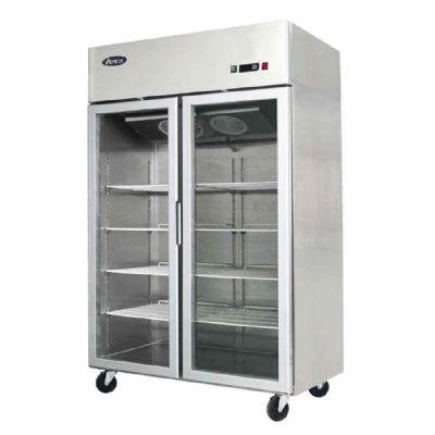 Armoire réfrigérée négative à 2 portes en verre plage de froid -18/-22°C