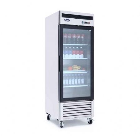 Armoire négative 1 porte vitrée inox -20/-17 °C 610 L
