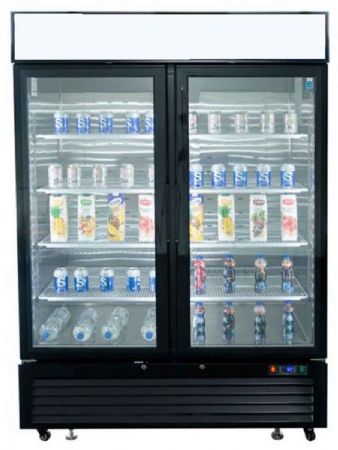 Armoire à Boissons Positive Vitrée 2 Portes 1300 L - Atosa - MCF8723GR