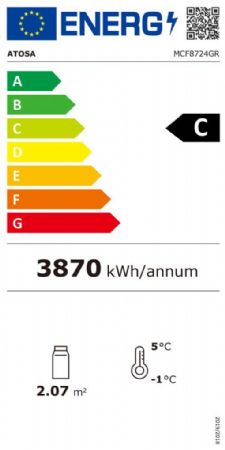 Armoire réfrigérée positive noire 3 portes vitrées battantes 2050 L