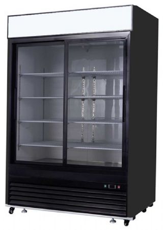 Armoire à Boissons Positive Vitrée 2 Portes Coulissantes 1270 L - Atosa - MCF8727GR