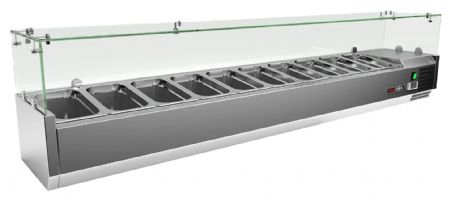 Saladette à Poser de présentation monophasé 62 L - Redfox - MCH 4200