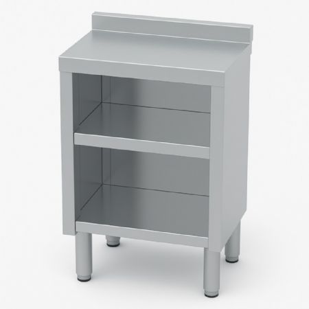 Table cocktail professionnelle 400x520x850 mm avec tablette réglable - Eratos - MCN-40 Table cocktail professionnelle 400x520x850 mm avec tablette réglable - Eratos - MCN-40