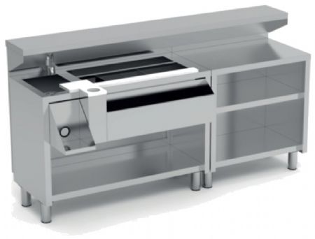 Meuble pour table cocktail réfrigérée professionnelle -  800x520x850mm