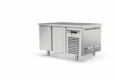 Meuble pâtissier négatif avec 2 portes pleines - 1495x800x850 mm Meuble pâtissier négatif avec 2 portes pleines - 1495x800x850 mm