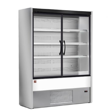Vitrine rfrigre murale 2 portes battantes temprature +0C / +2C - 1000x570x2000 mm