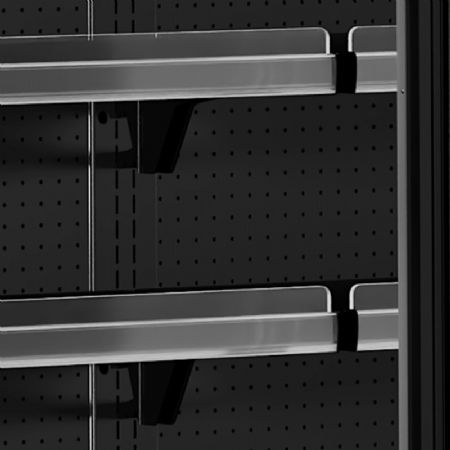 Vitrine réfrigérée avec 3 battants vitrés à ouverture sur charnières modèle à faible consommation