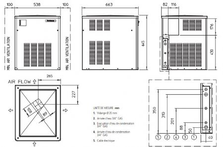 Machine � gla�ons supergrains professionnelle 149 kg/24h