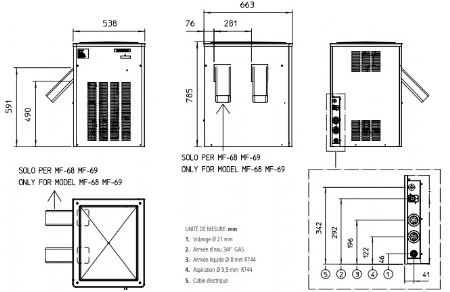 Machine � gla�ons supergrains professionnelle SPLIT 700 kg/24h
