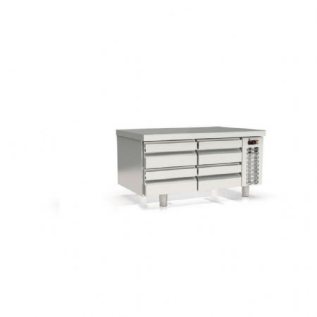 Soubassement réfrigéré 4 tiroirs 169 L positif - Coreco - MFB-120-CC