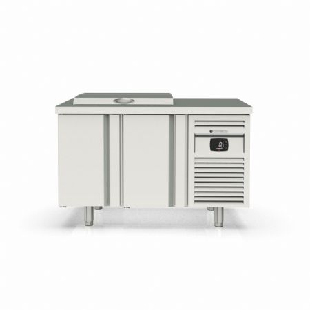Saladette réfrigérée 265 L avec couvercle pour 15 bacs GN1/6 - Coreco - MFE-150
