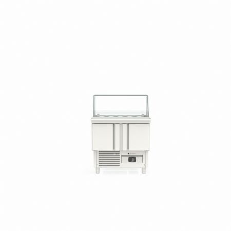 Saladette réfrigérée 2 portes pleines 200 L positive - Coreco - MFK-100